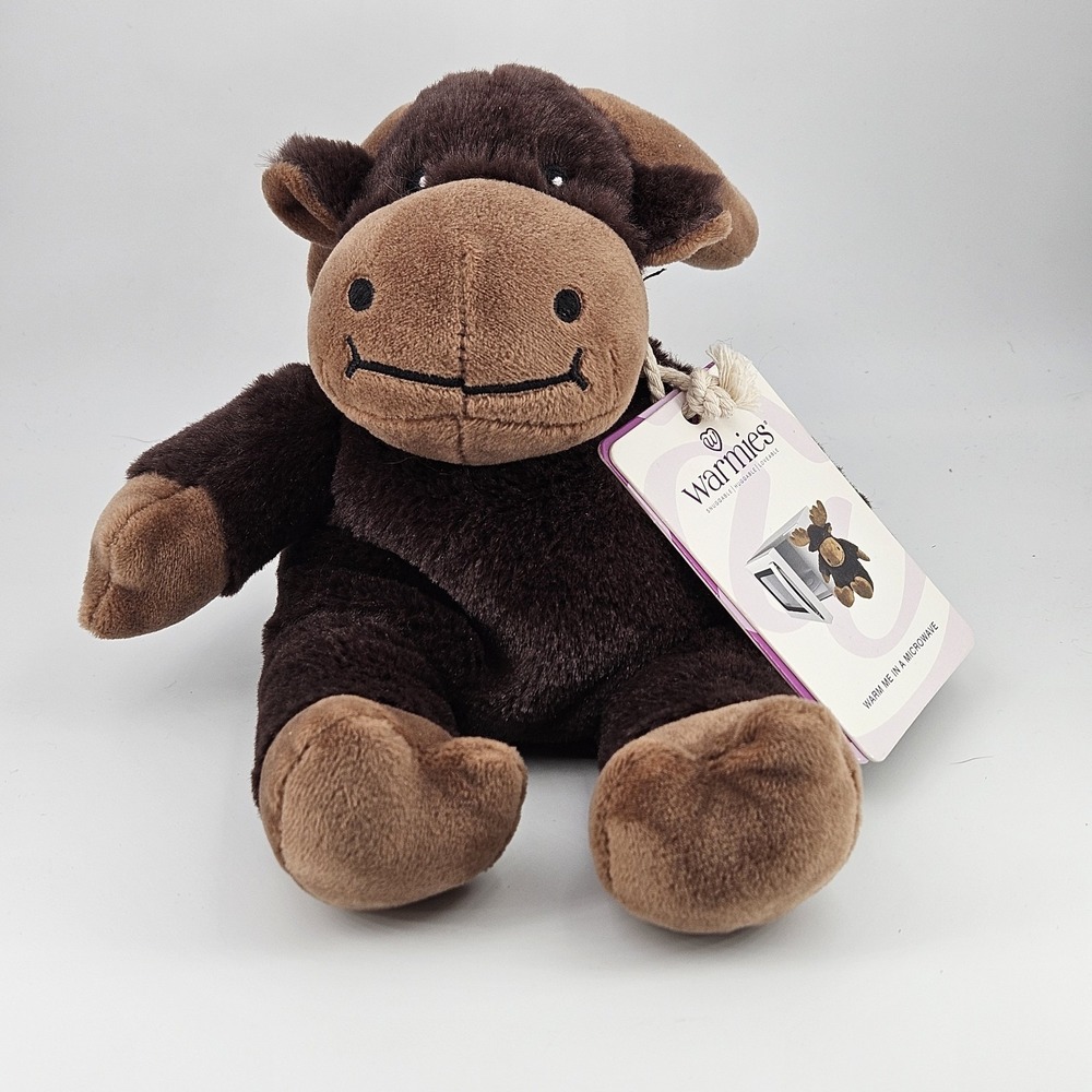 Warmies Cozy Plush - Moose‎ Large Therapy Microwavable Heatable Toy
